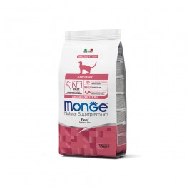 Crocchette Gatto Sterilizzato Manzo | Monge Monoprotein | 1,5 kg