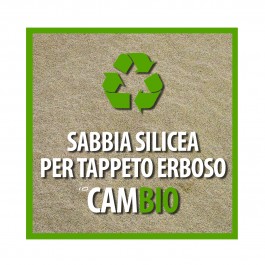 Sabbia Silicea per Prato Sabbiature Top Dressing CAMBIO