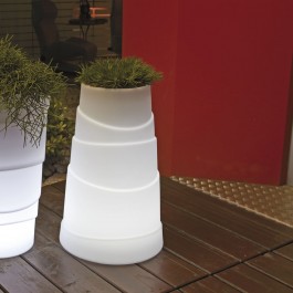 Vaso luminoso di design Zag Light