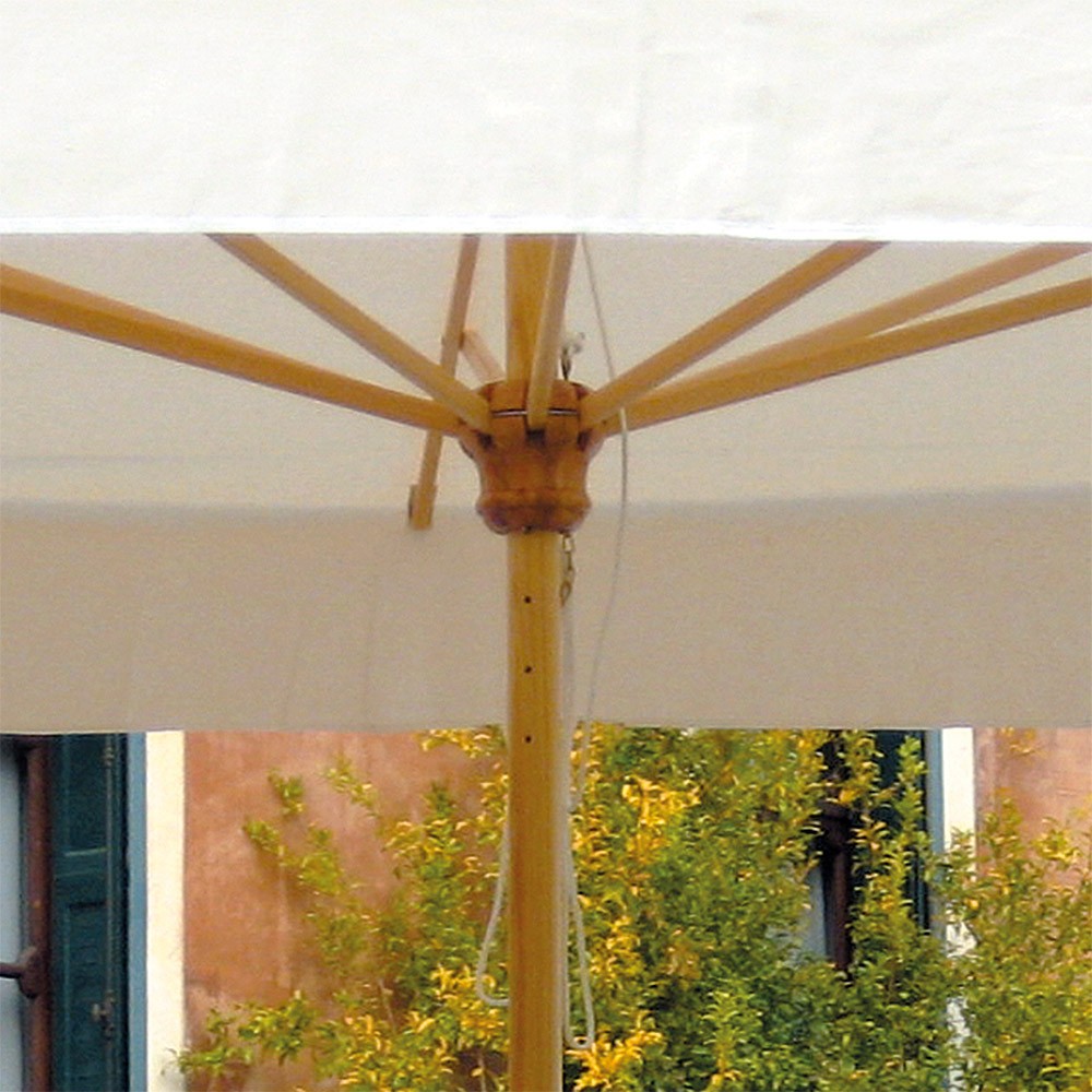In saldo ombrelloni da giardino palo decentrato in legno Venere Cosma