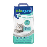 Lettiera agglomerante Bianco Fresh Profumata | Biokat's 10kg 