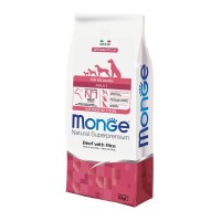 Crocchette Cane All Breeds Adult Manzo Riso | Monge Monoprotein | 12 kg