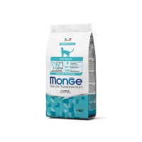 Crocchette Gatto Sterilizzato Merluzzo | Monge Monoprotein | 1,5 kg