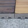 Piastrelle in legno per pavimenti esterni Woodplate Robinia Miele e Pino Noce