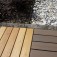 Piastrelle in legno per pavimenti esterni Woodplate Robinia Miele e Pino Noce