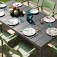Tavolo da giardino in alluminio di design Rio 140/210 Nardi