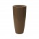 Vaso di design alto Talos Gloss color bronzo