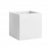 Vaso grande quadrato Momus - Bianco