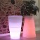 Vaso luminoso di design Zag Light (a destra)