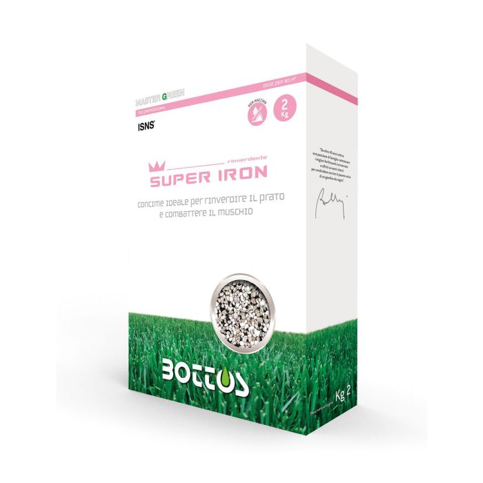 Concime rinverdente antimuschio Super Iron Bottos