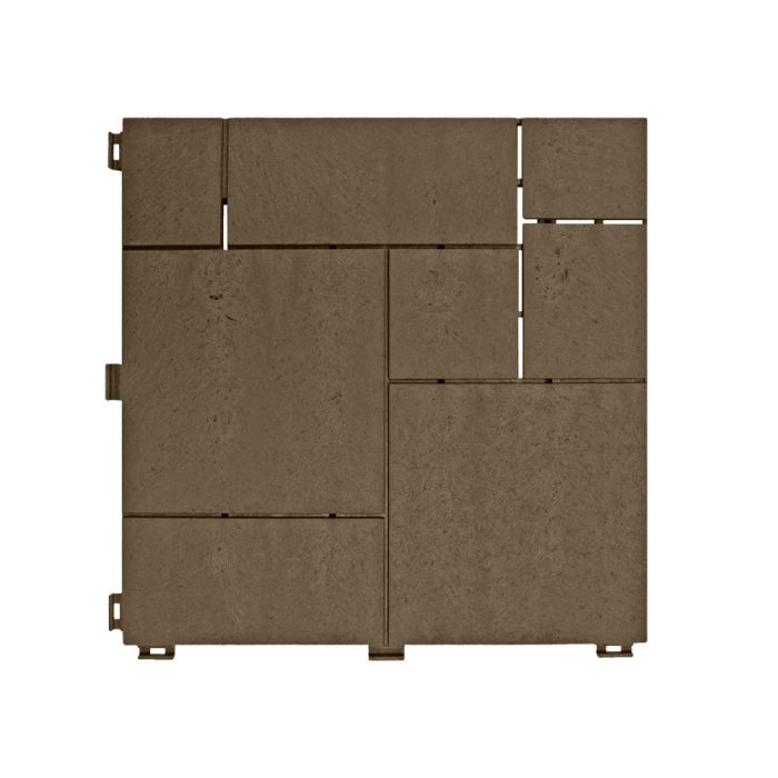 Ecorubber Piastrella Gomma 45x45 - Cappuccino