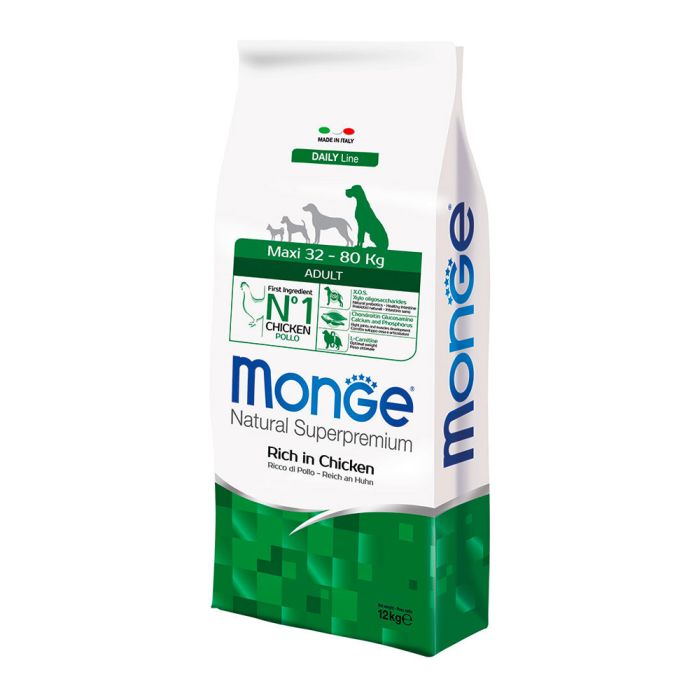 Crocchette Cane Maxi Adult Pollo | Monge Natural Superpremium | 12 kg