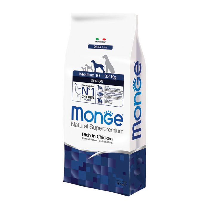 Crocchette Cane Medium Pollo | Monge Natural Superpremium | 12 kg