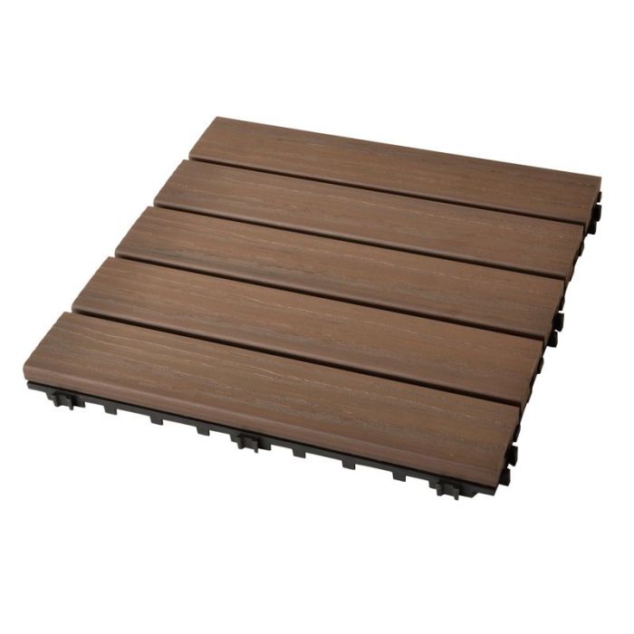 Piastrella in plastica ad effetto legno StyleWood Noce