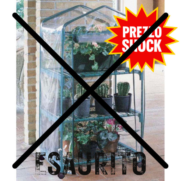 Serra con Ruote Azalea 3 Ripiani | Verdemax