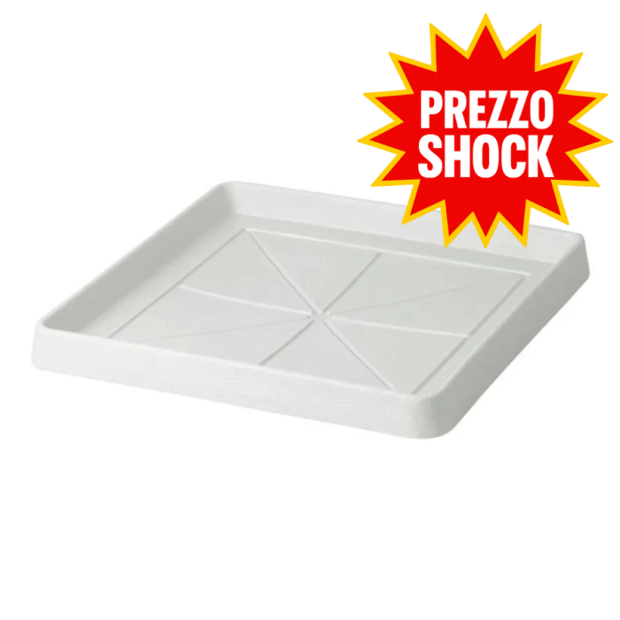 Sottovaso Quadro Bianco 30x30 | Teraplast