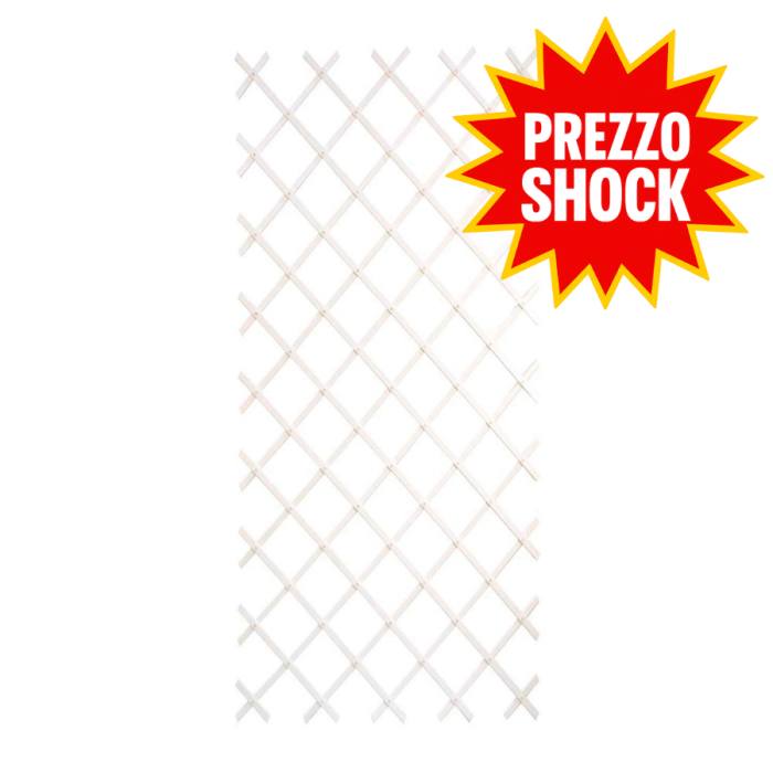 Traliccio in PVC Bianco 3 x 1 m Verdemax