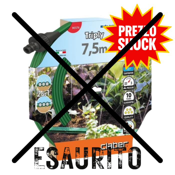 Tubo triploforato Triply 7,5 m | Claber 90376