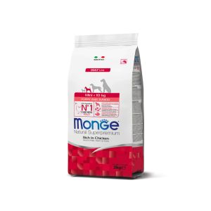Crocchette Cane Puppy Mini Pollo | Monge Natural Superpremium | 3 kg