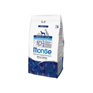 Crocchette Cane Puppy Medium Pollo | Monge Natural Superpremium | 3 kg