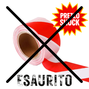 Nastro Segnaletico Bianco e Rosso