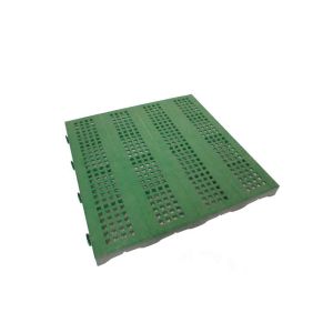 Piastrella 40x40 - forata verde