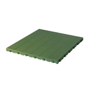 Piastrella in plastica da esterno. Modulo autobloccante ad incastro