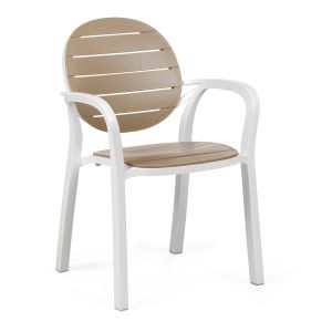 Sedia Palma | Nardi-Bianco / Tortora