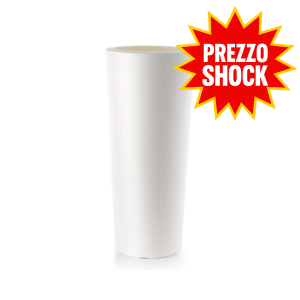 Vaso Schio Cono 70 Bianco Teraplast