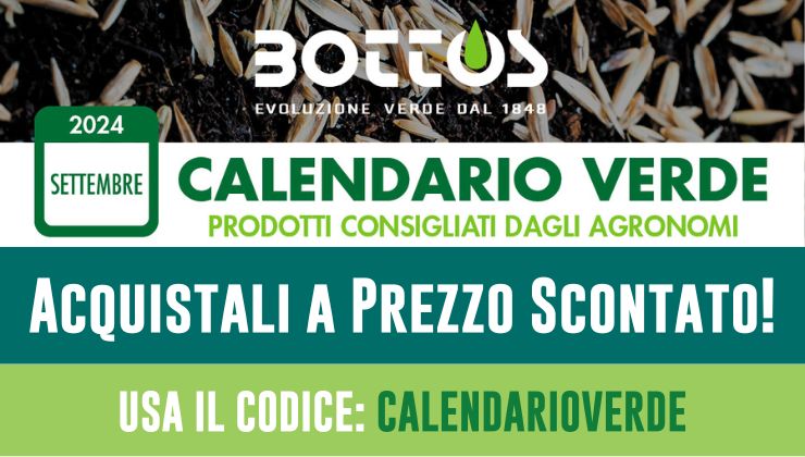 Promozione calendario verde Bottos