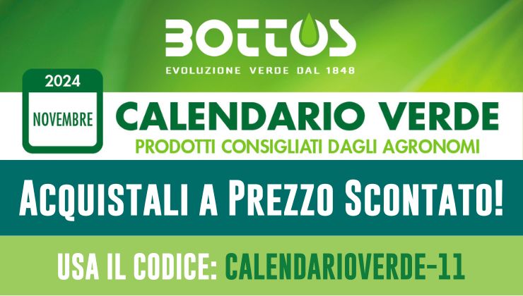 Promozione calendario verde Bottos